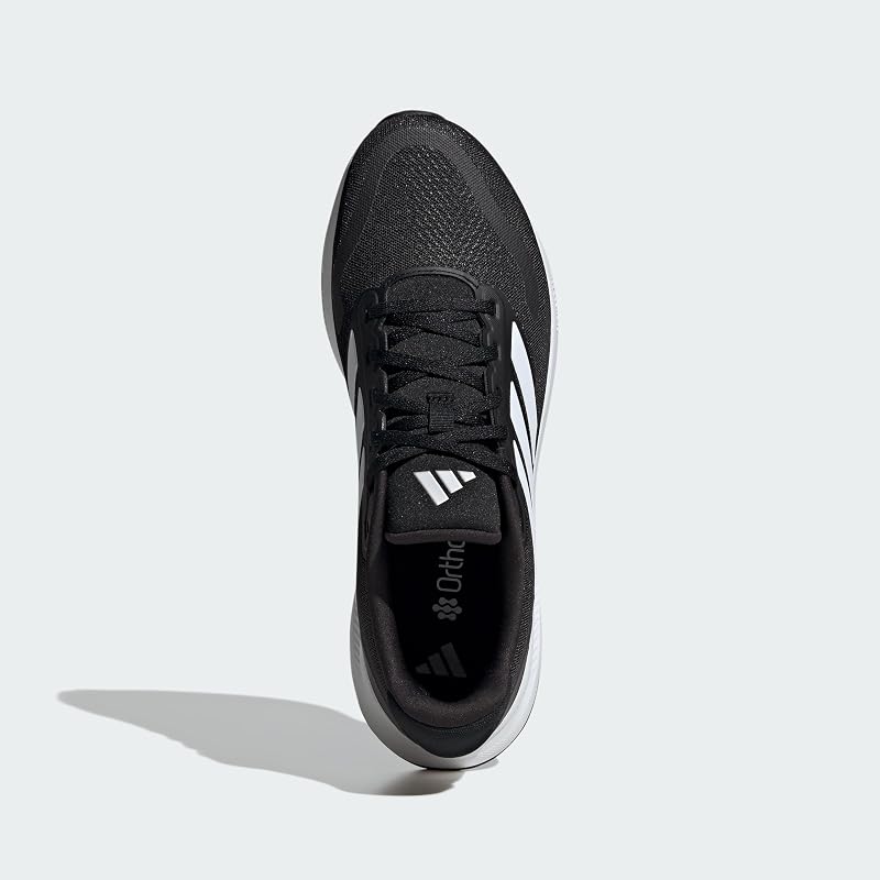 Adidas CoreRunner 5 Running Shoes, Unisex, Adult, NKE45, Core Black/Footwear White/Core Black (IH7758), Size 26.5 cm