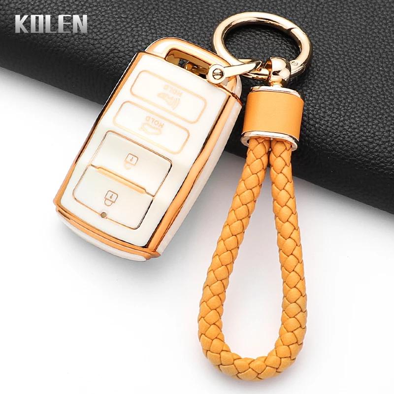 Fashion Tpu Car Key Case Cover For Kia Cadenza K9 K7 K-04 Sorento K900 And New K7 Protected Keychain Shell Fob Accessories Bag