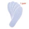 1/3pairs Wormwood Deodorant Soft Insoles: Breathable, Sweat-Absorbent, Herbal Comfort for Military Training & Summer Sports
