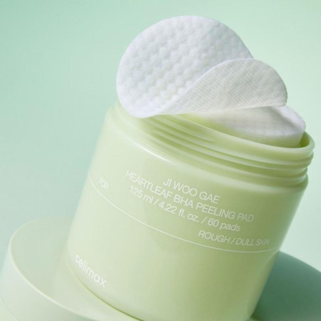 celimax Jiwoogae Heartleaf BHA Peeling Pad 60 Pads