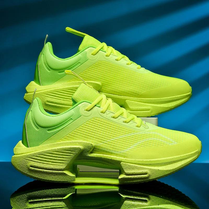 

массивные кроссовки большого размера 44 45 мужские и женские дизайнерские кроссовки с полой подошвой модные повседневные сетчатые туфли на увеличенной платформе 35