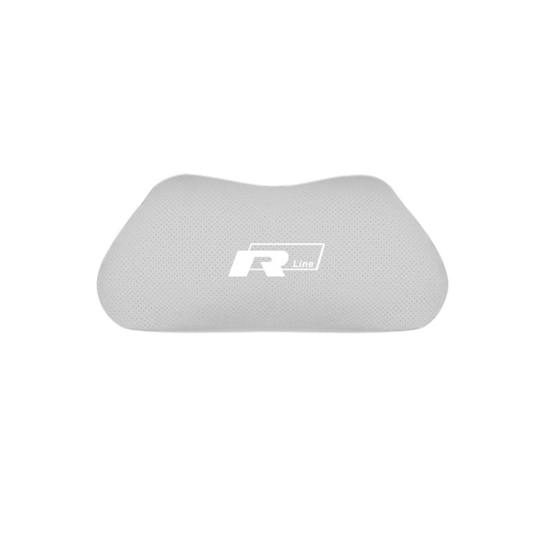 Car Seat Safety Headrest Pad Auto Emblem Neck Pillow For VW Golf T‑Roc Tiguan Polo ID.4 ID.7 Passat T‑Cross Taigo Atlas Beetle