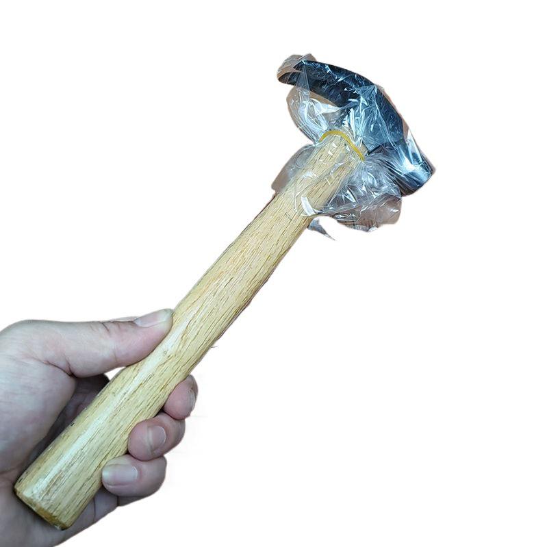 Hickory Handle All-Steel Woodworking Hammer: Curved Claw, Square & Round Head, Carpenter’s Nail Puller