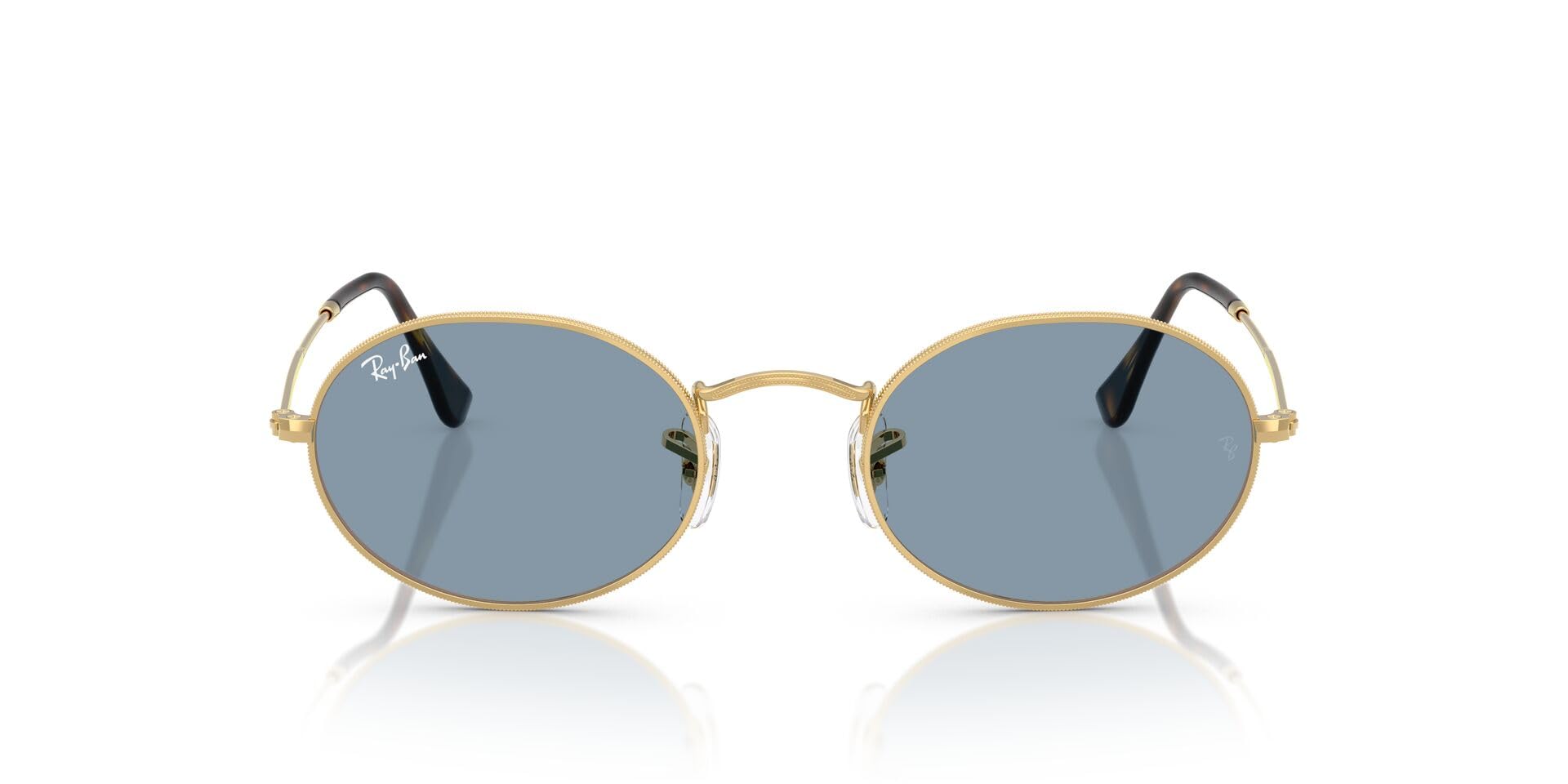 Sunglasses 0RB3547 OVAL ARISTA BLUE Polarized [Ray-Ban] (Blue) 001/5651 синий