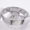 Set of 2 Commercial Stainless Steel Dessert Mold Cutters Baking Accessories Metal Texture Suitable for Baking Cookie