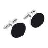 Yousheng 1 Pair Cufflinks Polished Smooth Surface French Style Hollow Twist Round Square Shape Men Suit Shirt Cufflinks  DIY Craft Buttons