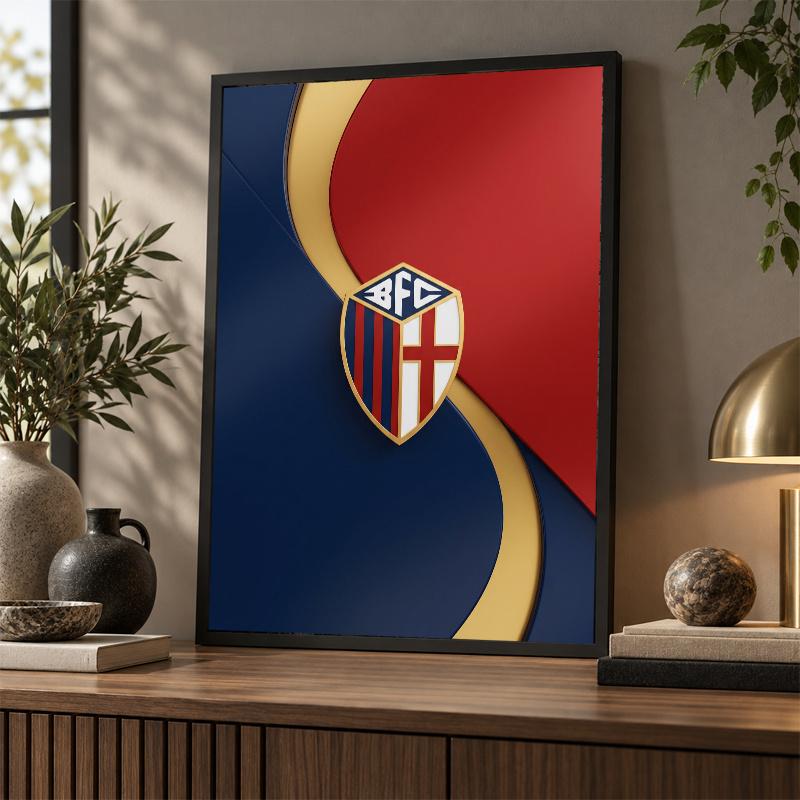 Bologna FC Diamond Painting Kit 5D Full Drill DIY Diamond Mosaic Wall Art Home Decor
