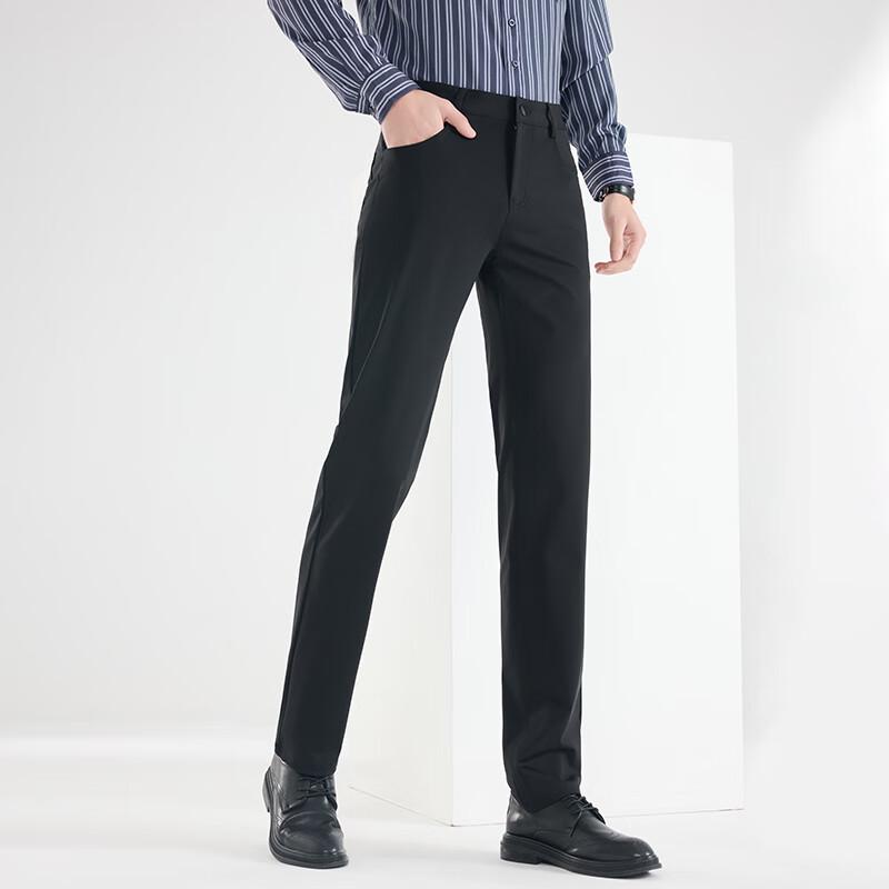 Fengmao Men's Slim-Fit Stretch Business Casual Pants FMLF7151-1