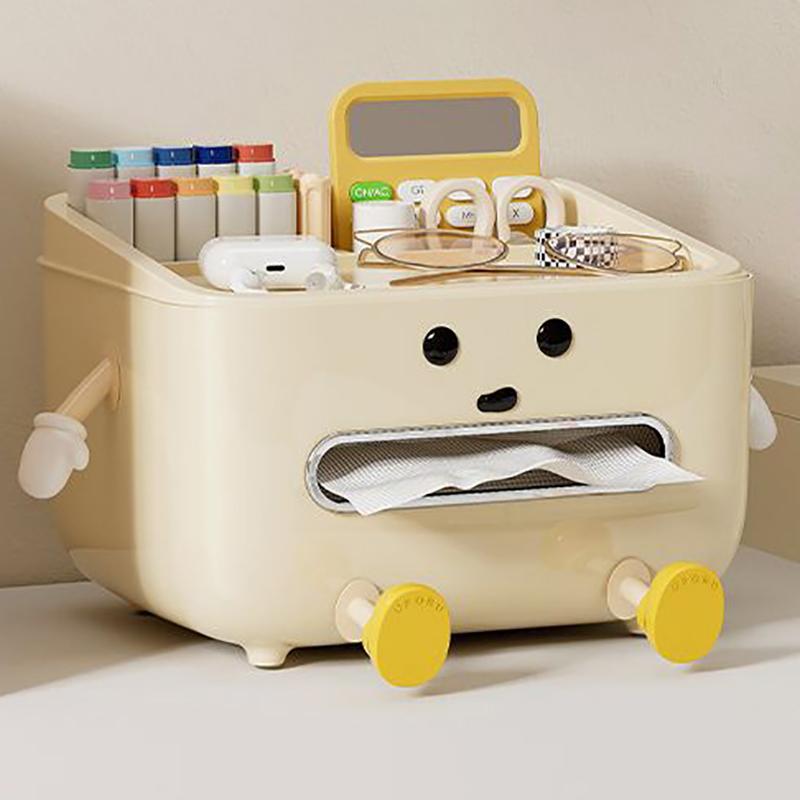 Paper Towel Box Household Living Room Luxury Bedroom Bedside Remote Control Multi-Function Desktop Organizer Box