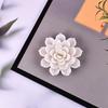 DIY Lotus Aromatherapy Candle Silicone Molds Manual Simulation Flower Gypsum Soap Resin Mold Chocolate Candy Cake Baking Tool