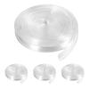 1 Rolle Stoßstangenstreifen, transparent, stark klebend, schneidbar, schützender Antikollisionsgummi, Kinderschutzstreifen, Wohnaccessoires