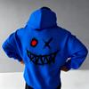 2026 Spring Men's Casual Hooded Sweatshirt with Loose Print Long Sleeve Men's Pullover Sport Shirt Extra Large Men's Shirt