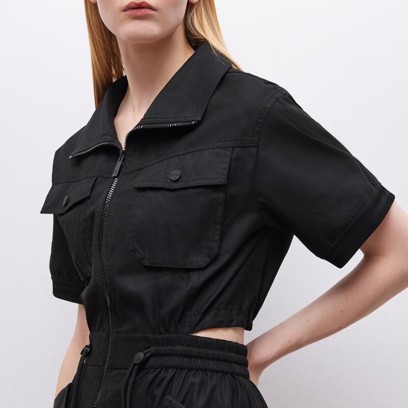 ONLY Women's Techwear Multi-Pocket A-Line Short Dress