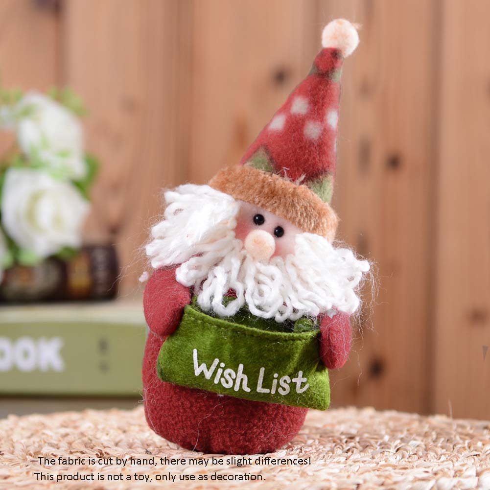 

Christmas Cartoon Doll, 1pc Santa Claus Snowman Doll Christmas Ornaments Dolls for Christmas Party House Holiday Decoration