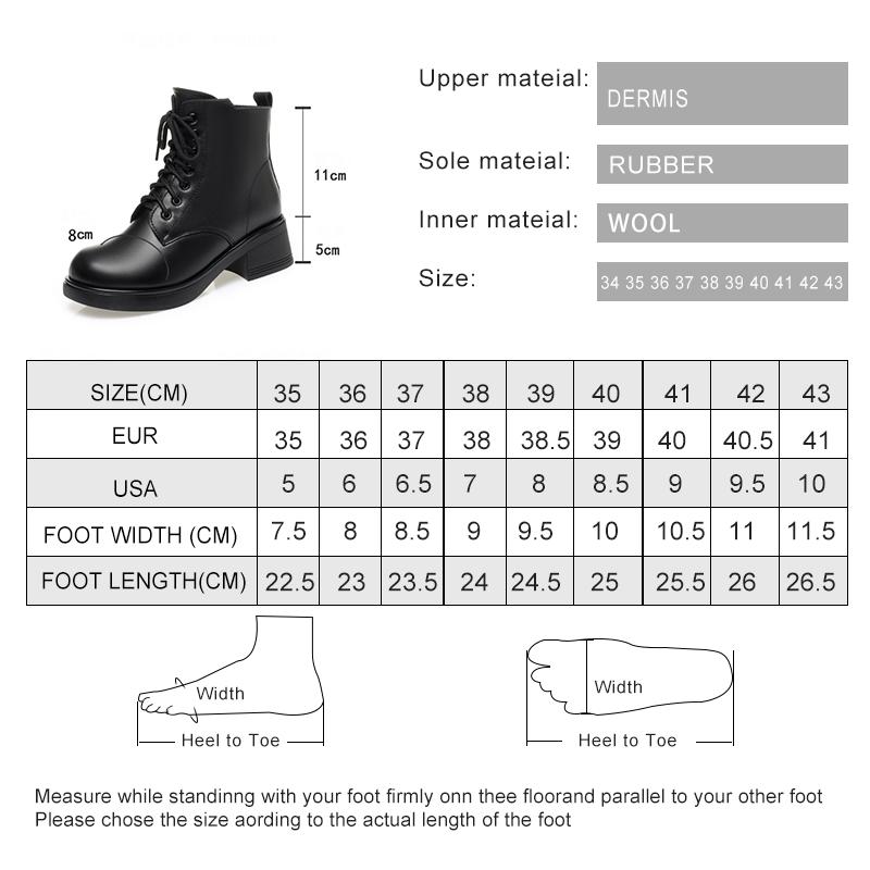 Fashion AIYUQI Women Ankle Boots Winter 2025 New Genuine Leather Large Size Women Snow Boots Anti-Slip Women Motorcycle Boots