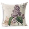 Retro Colorful Flowers Pillows Floral Pillowcase For Home Decorative Decoration Sofa Pillowcase