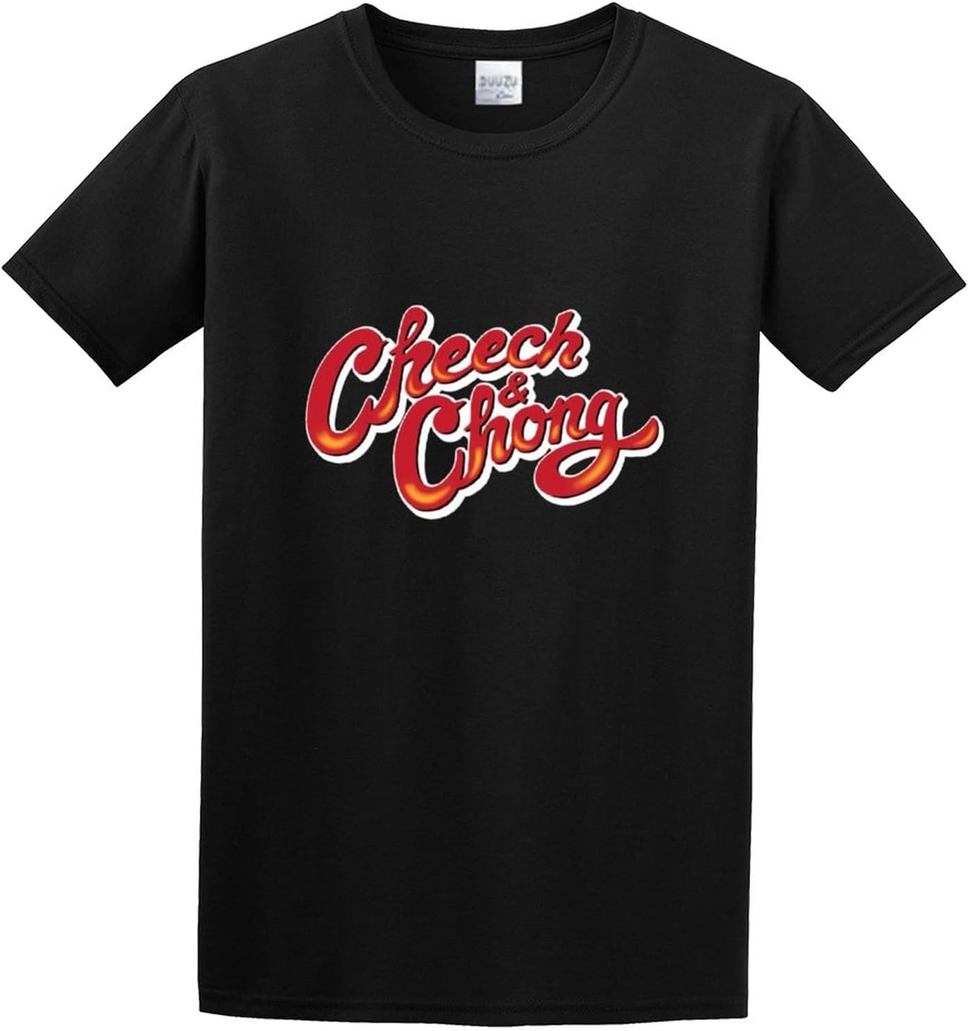 Cheech and Chong Logo T Shirt Graphic Unisex Tee Shirt Black XS чёрный