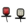 Powerful 2Pcs Car Truck Side Marking Lamp 12/24V LED Indicator Light Tail Light Flash Lamp