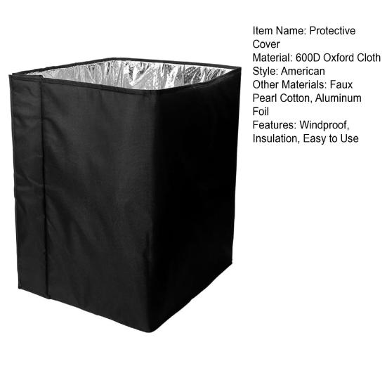 Windproof 600D Oxford Cloth Honeycomb Winter Protective Cover Cozy Faux Pearl Cotton Middle Warm Bee Hive Insulation Wrap