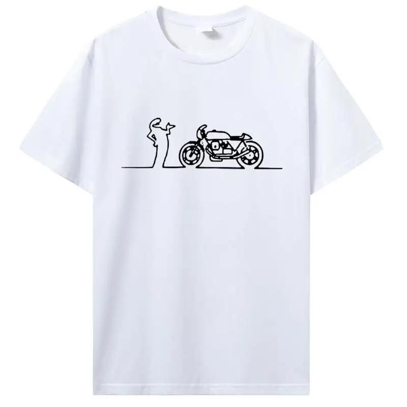 Men Women Moto Guzzi La Linea Guzzisti Nomads T Shirt Lineman TV Series Cotton Tees T-Shirt Hip Hop Tshirt Streetwear T Shirts