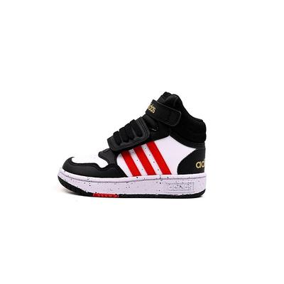 Hoops Mid I Noir Blanc Rouge Vif Baskets Bébé Blanc Nuage Noir Core HR0229