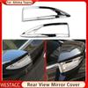 2Pcs ABS Chrome Rearview Mirror Sticker Decoration Covers for Nissan Teana Altima 2013 - 2018 Side Mirror Trim