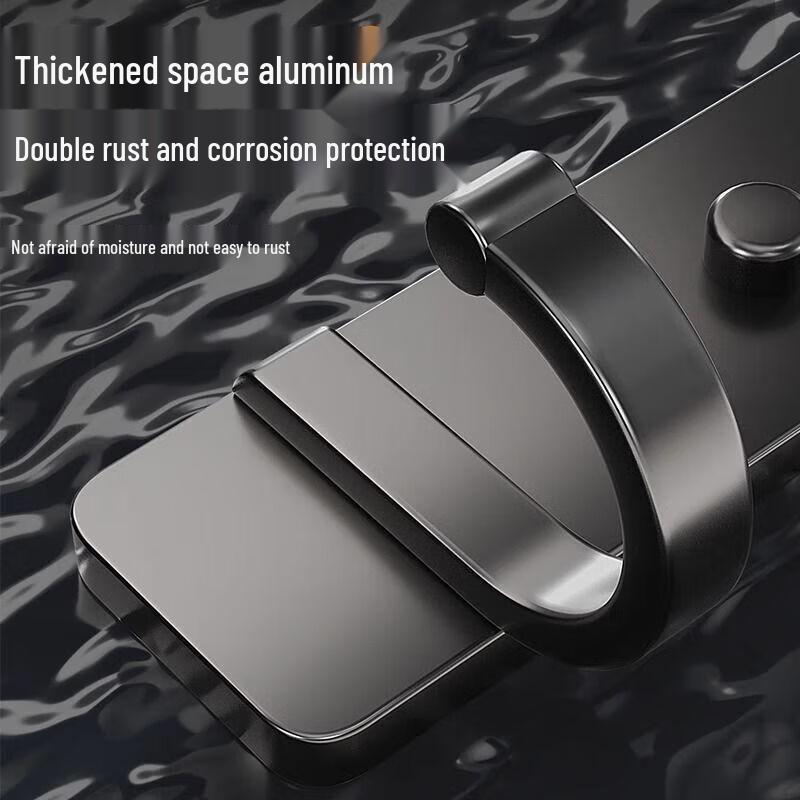 Punch-Free Wall-Mounted Hook Rack