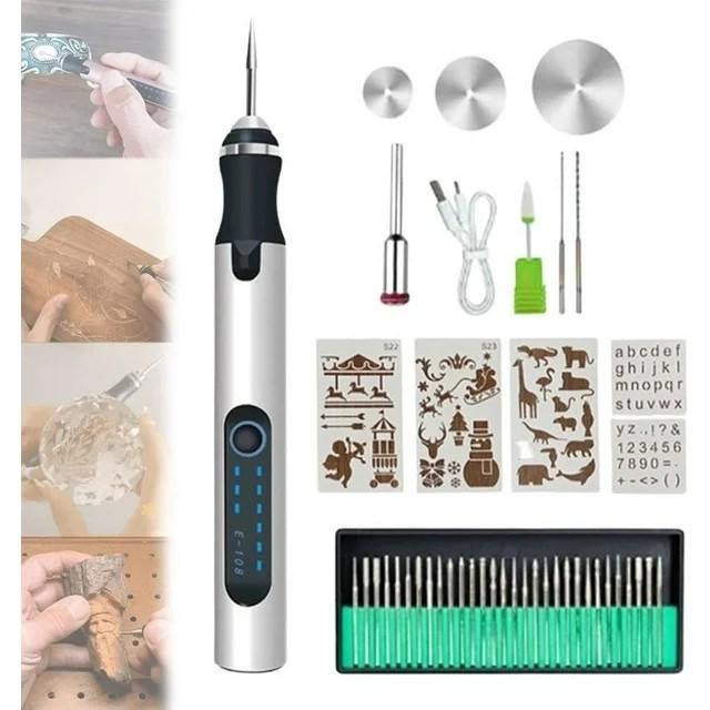 Electric Grinder Pen: Handheld Carving, Polishing & Engraving Tool for Jade & Wood