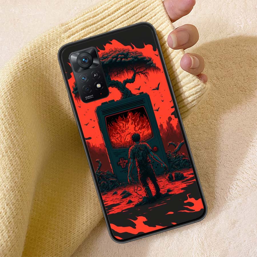Devils Addicted To Game Consoles Phone Case For Redmi Note 13 14 15 Pro Plus 12 13C 12C 15C 9 10 10C 9T 9C 9A TPU Soft Cover Cle