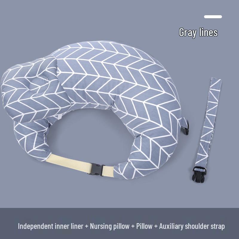 Breastfeeding & Nursing Pillow - Postpartum Support, Backrest, Side-Lying Baby Feeding Cushion