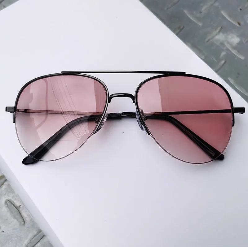 New Fashion Gradient Lens Pilot Sunglasses Vintage Cycling Driving Shades Sun Glasses Unisex UV400 Protection Eyewear