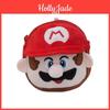 Kreativní plyšová klíčenka Mario peněženka na mince Rozkošný kreslený dárek pro děti a páry