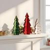 3 Pieces Mini Wooden Christmas Tree Decoration Tiny Christmas Tree Table Centerpieces Ornaments For Home Offices Fireplace