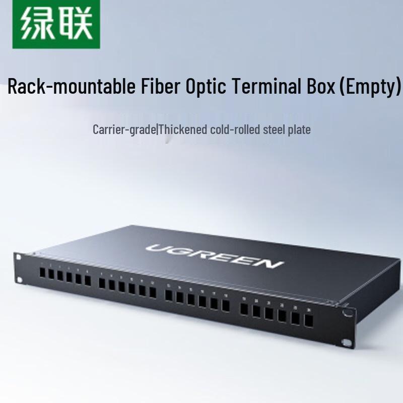 Ugreen 12-Core Rack-Mount Fiber Optic Distribution Frame