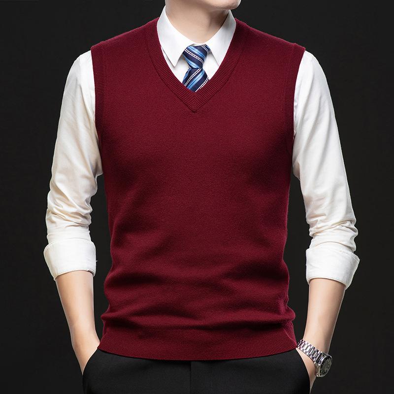 Pull Décontracté Haut de Gamme pour Homme Gilet pour Homme