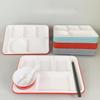 ZISIZ Melamine Compartment Meal Tray