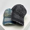 Baseball Style Instagram Letteringing Alphabet Stitched Women  Men For Neutral Gender Fresh Caps Peaked Hats Breathable Street Sunshade Distress