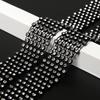 Self-Adhesive DIY Rhinestone Letter Stickers for Clothing and Accessories - 26 English Letters with Pearl Rhinestones