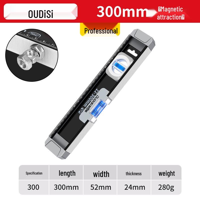 60 High-Precision Strong Magnetic One-Meter Level for Bricklayers