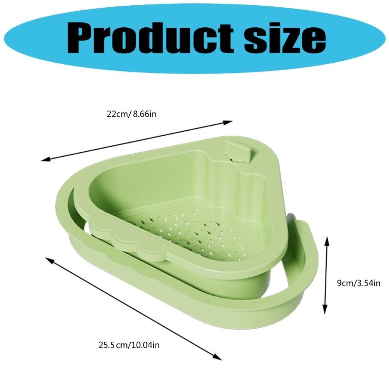 Durable Plastic Corners Strainer With Double Compartment Design For Efficient Sink Filtration And Storage