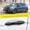 Carbon Fiber Door Handle Cover Catch Trim Car Accessories for Renault Clio IV MK4 2012 2013 2014 2015 2016 2017 2018