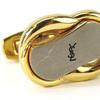 Used YVES SAINT LAURENT cuffs metal gold business