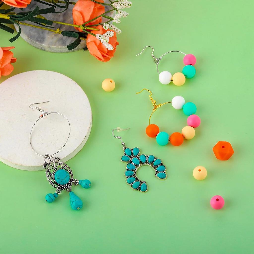 Professional Jewelry Makers Present 200Pcs Earring Hooks Jewelry Making Finding Suitable for Hand-making Ear Jewelry