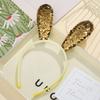 Rabbit Ears Headband Glitter Sequin rabbit Hairbands Shiny Headband Hair Metal Hoop Hair Party Decoration