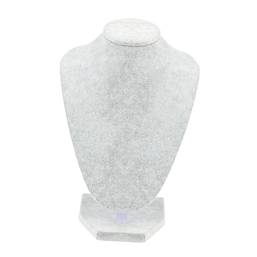 Necklace Bust Jewelry Display Stand Figure 15x15x12cm