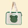 Spring and Summer Pet Outing Bag Simple Letter Cat Bag Dog Travel Messenger Bag Hooded Canvas Bag Universal In All Seasons