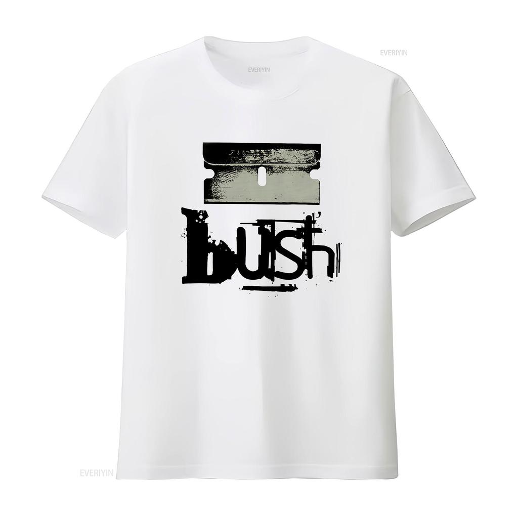 Rare Bush Band Unisex All Size T Shirt 10d756 Vintage Washed Stylish Versatile Casual Soft Fashion Stretched Unisex Comfortable