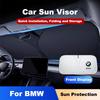 Car Foldable Windshield Sunshade Cover Blocks UV Refletive For 1 2 3 4 5 7 Series X1 X3 X4 X5 X6 X7 F10 F20 F30 G20 G30 F15