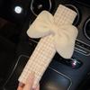 Universal Bowknot Car Safety Seat Belt Cover Pearl Ice Car Protective Shoulder Silk Flower Seatbelt Auto Styling Accessorie S2A7