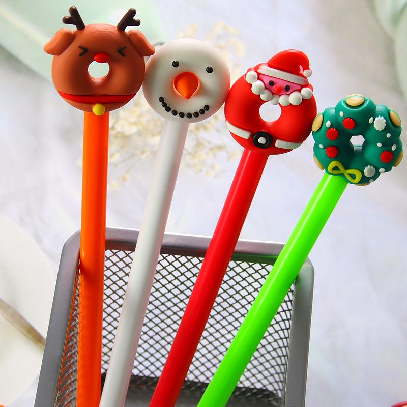 Colorful Christmas Ballpoint Pen - Creative, Multifunctional Stationery for Students & Office Use